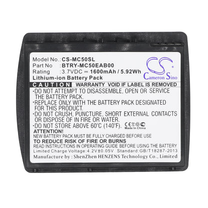 Replacement Battery for Symbol MC50 – Barcode Scanner – 1600mAh / 3.7V