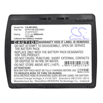 Replacement Battery for Symbol MC50 – Barcode Scanner – 3600mAh / 3.7V