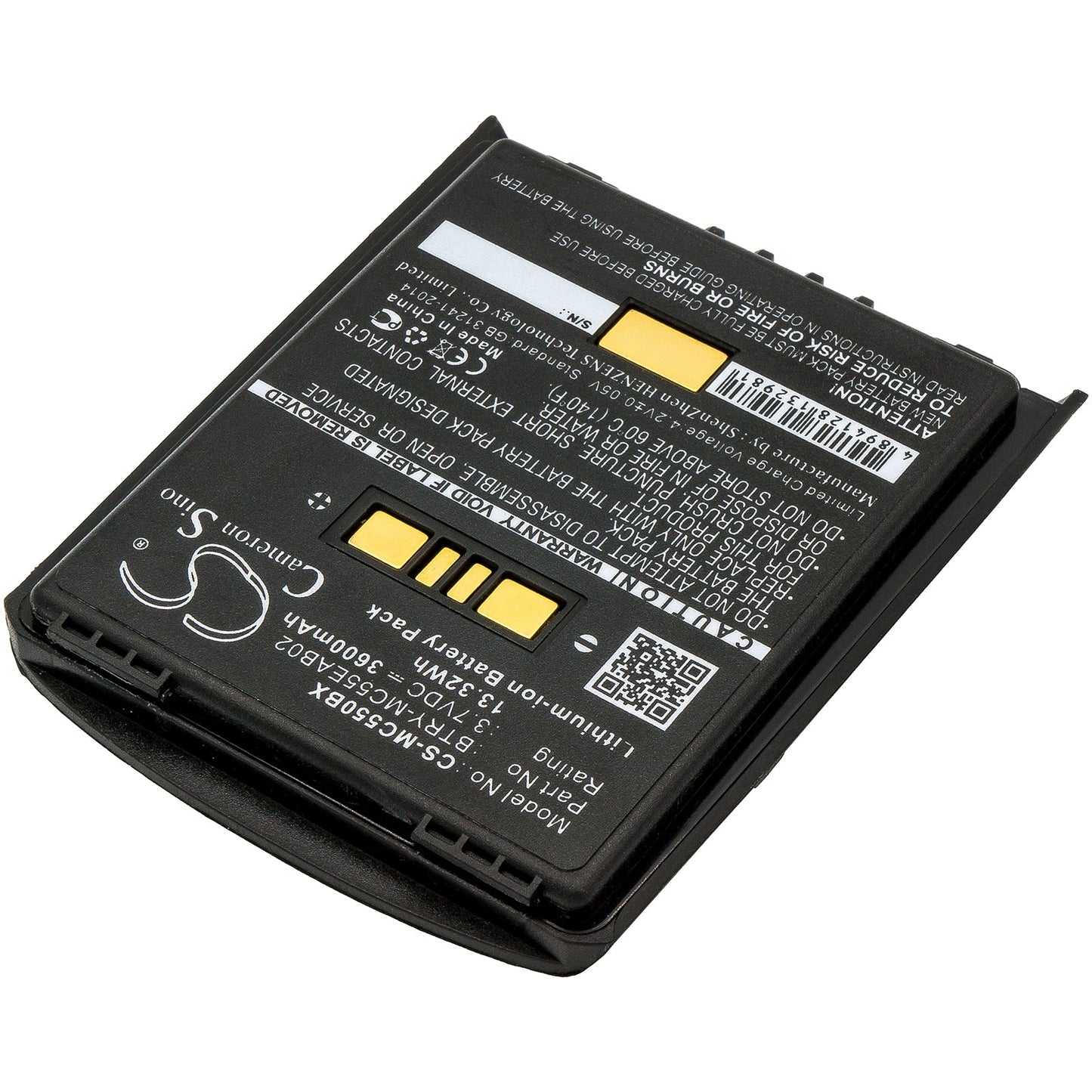 Replacement Battery for Symbol  MC55 – Barcode Scanner – 3600mAh / 13.32Wh / 3.7V