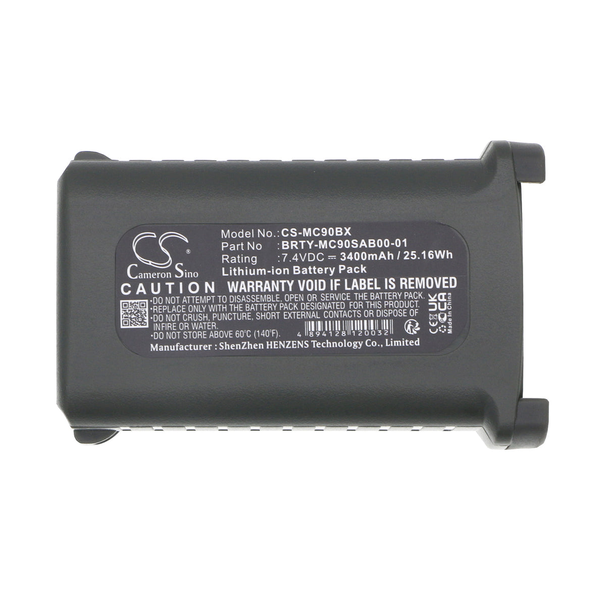 Replacement Battery for Symbol MC9000 – Barcode Scanner – 3400mAh / 7.4V