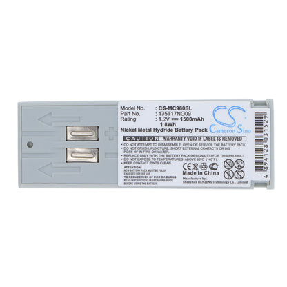 Replacement Battery for 3M C960 Headset – Wireless Headset – 1500mAh / 1.2V