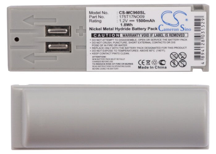 Replacement Battery for 3M  C1025 Transceiver – Wireless Headset – 1500mAh/1.8Wh / 1.2V