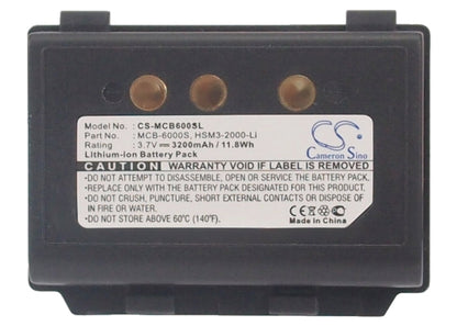 Replacement Battery for M3 Mobile  eTicket – Barcode Scanner – 3200mAh / 11.84Wh / 3.7V