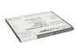 Replacement Battery for Mobistel  Cynus F5 – Mobile, SmartPhone – 1700mAh / 6.29Wh / 3.7V