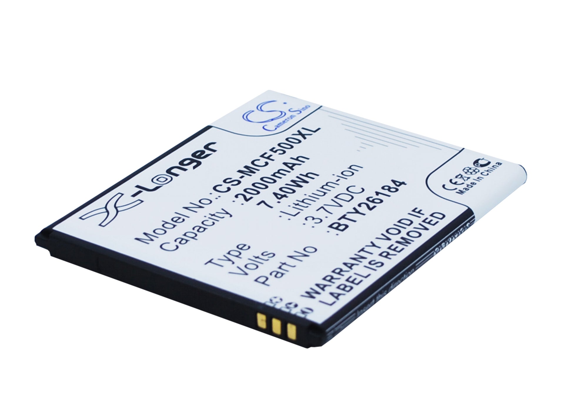 Replacement Battery for Mobistel Cynus F5 – Mobile, SmartPhone – 2000mAh / 3.7V - image 1