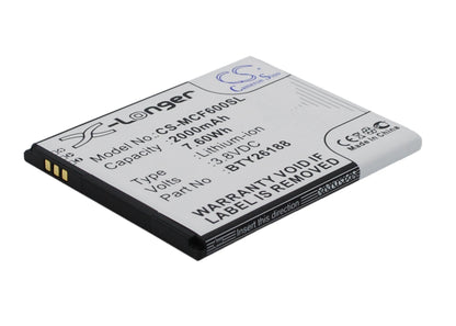 Replacement Battery for Mobistel  Cynus F6 – Mobile, SmartPhone – 2000mAh / 7.60Wh / 3.8V