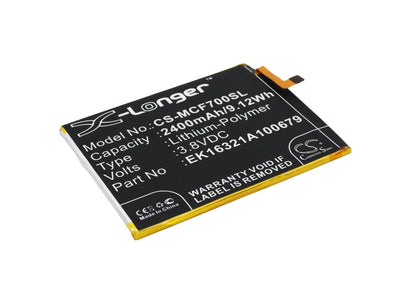 Replacement Battery for Mobistel Cynus F7 – Mobile, SmartPhone – 2400mAh / 3.8V - image 1