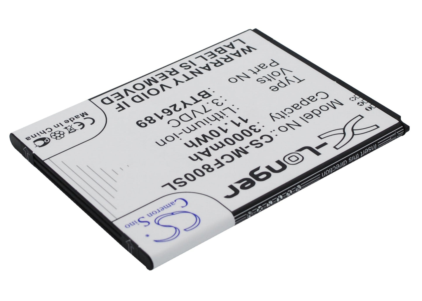 Replacement Battery for Mobistel  Cynus F8 – Mobile, SmartPhone – 3000mAh / 11.10Wh / 3.7V