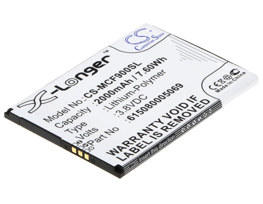 Replacement Battery for Mobistel Cynus F9 – Mobile, SmartPhone – 2000mAh / 3.8V - image 1