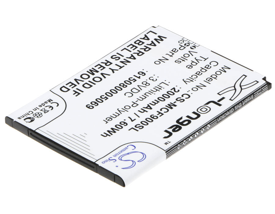 Replacement Battery for Mobistel  Cynus F9 – Mobile, SmartPhone – 2000mAh / 7.60Wh / 3.8V