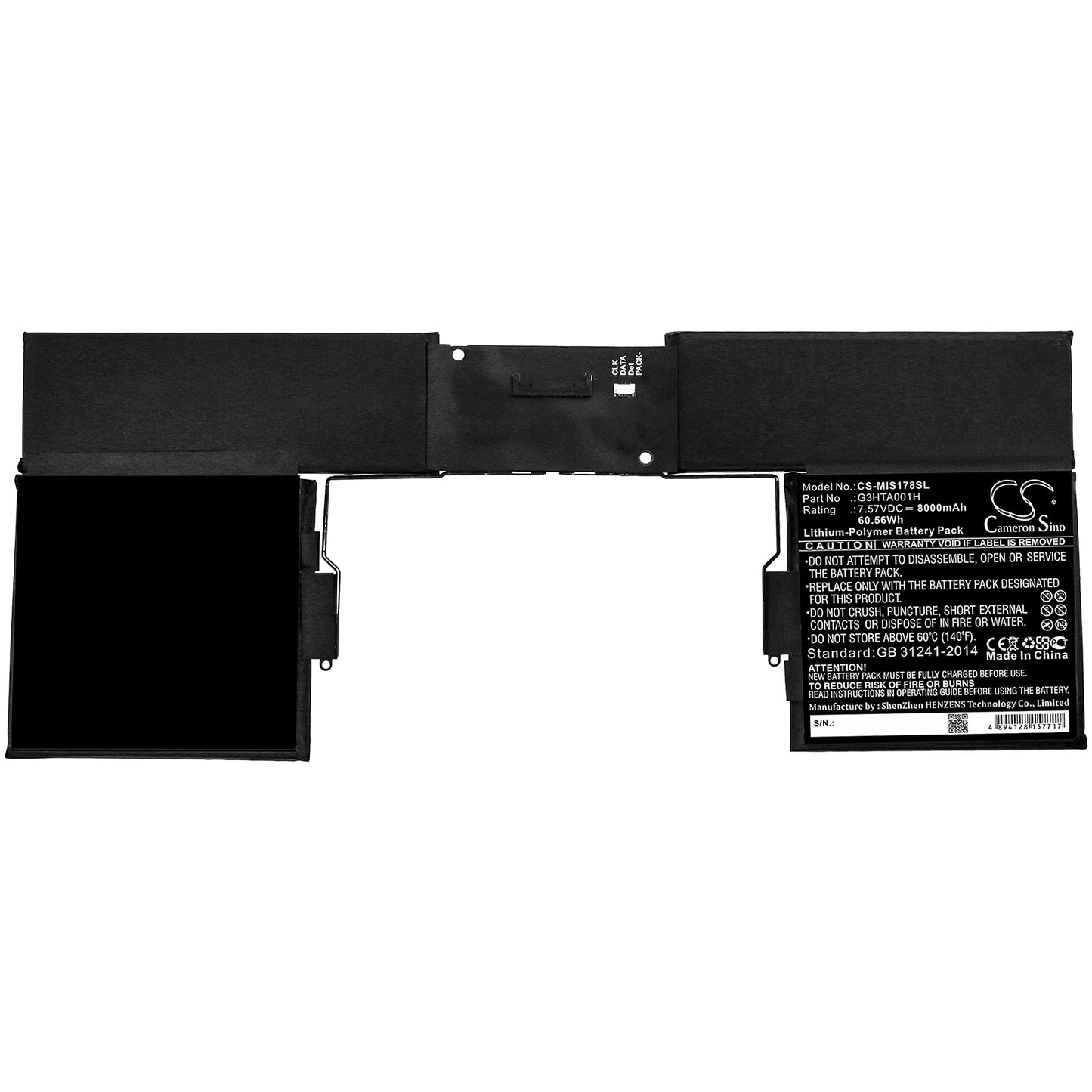 Replacement Battery for Microsoft Surface book 1785 Keyboard – Tablet – 8900mAh / 7.59V - image 3