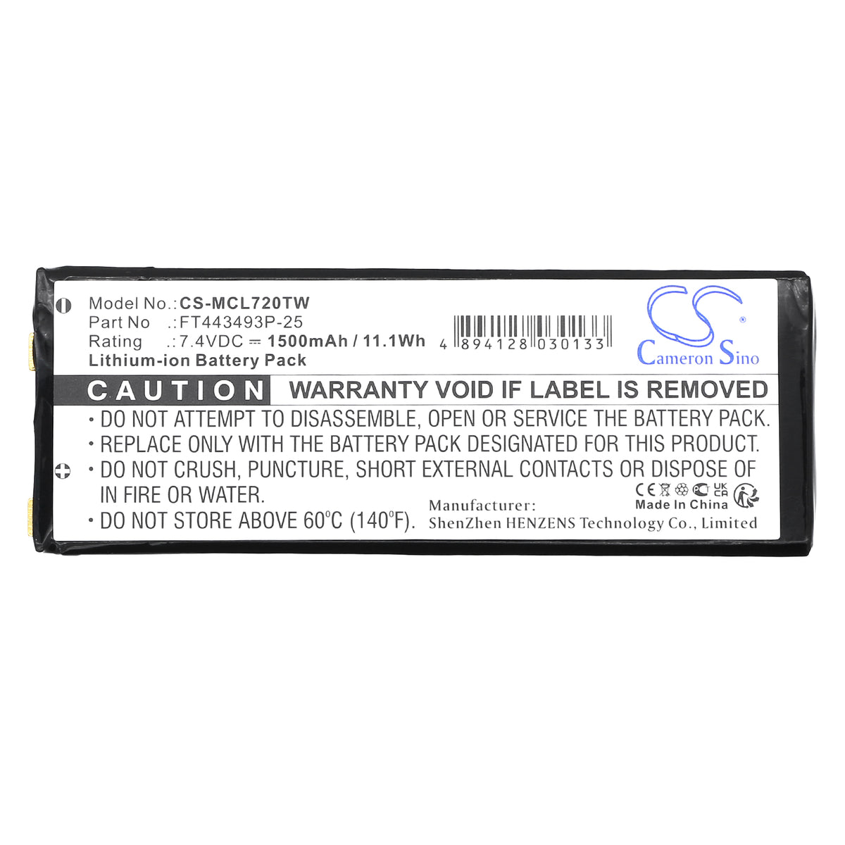 Replacement Battery for Cobra LI7000 – Two-Way Radio – 1500mAh / 7.4V
