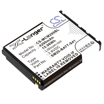 Replacement Battery for M3 Mobile SM20 – Barcode Scanner – 4200mAh / 3.8V - image 1