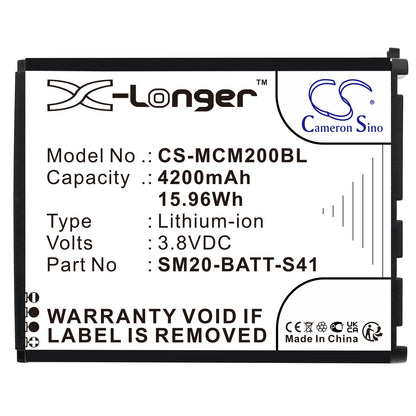 Replacement Battery for M3 Mobile SM20 – Barcode Scanner – 4200mAh / 3.8V - image 3