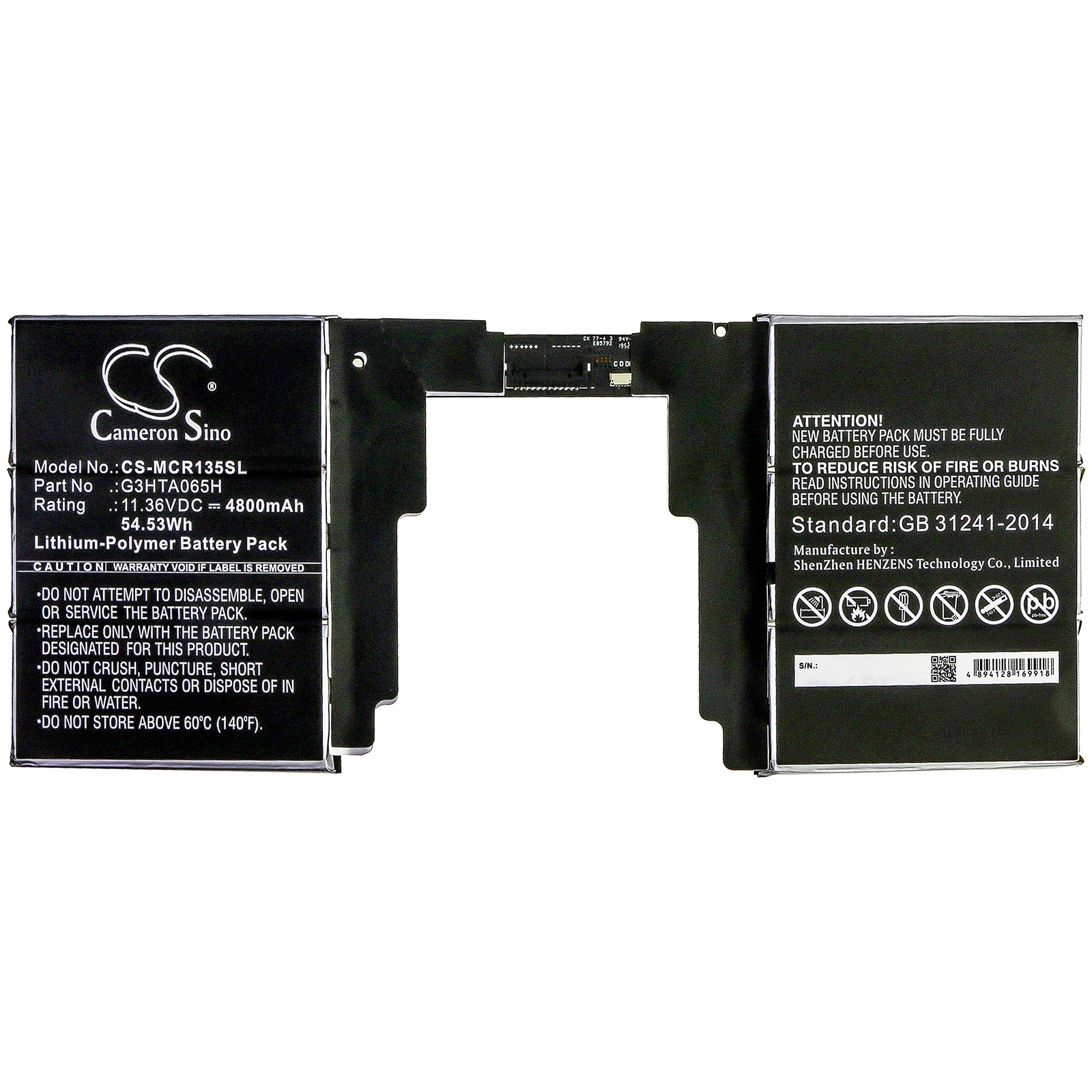 Replacement Battery for Microsoft Surface Book 3 13.5 Keyboard – Tablet – 4800mAh / 11.36V - image 3