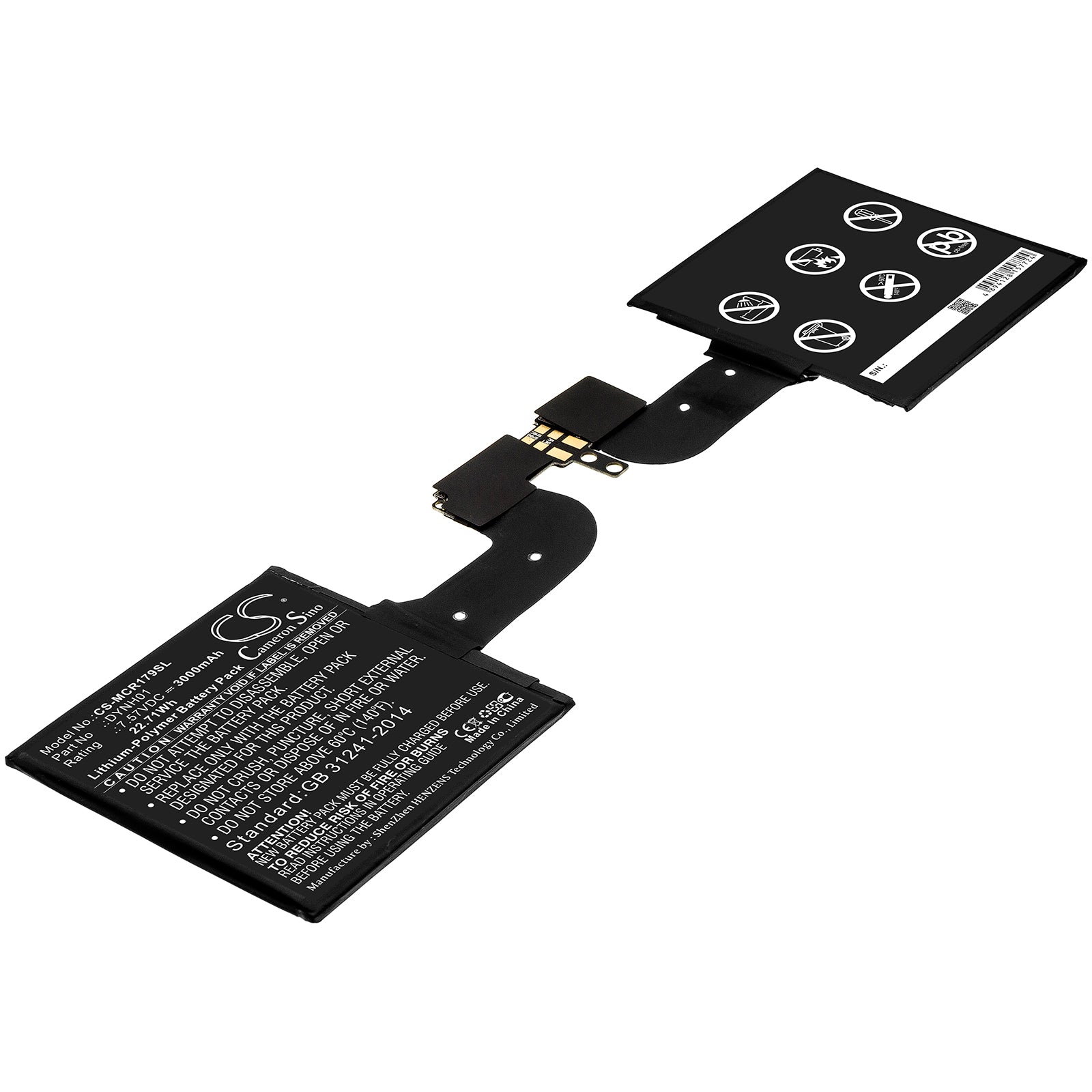 Replacement Battery for Microsoft Surface Book 2 15Inch – Tablet – 3000mAh / 7.57V - image 1
