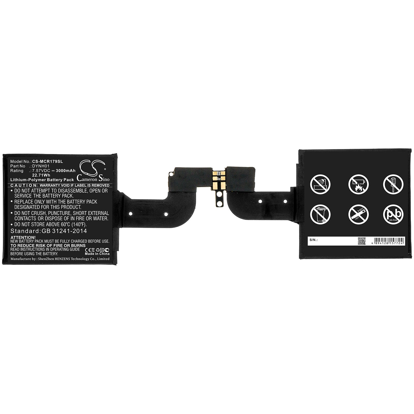 Replacement Battery for Microsoft Surface Book 2 15Inch – Tablet – 3000mAh / 7.57V - image 3