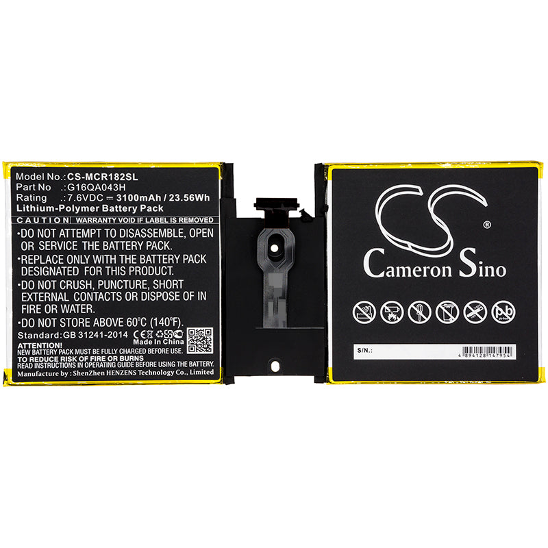 Replacement Battery for Microsoft Surface Go – Tablet – 3100mAh / 7.6V - image 3
