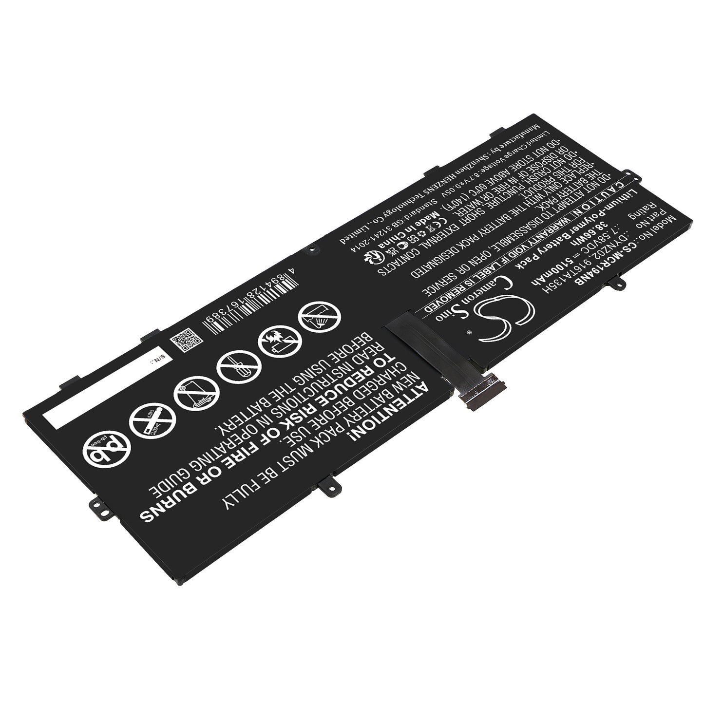 Replacement Battery for Microsoft Surface Go 1943 – Tablet – 5100mAh / 7.58V - image 2