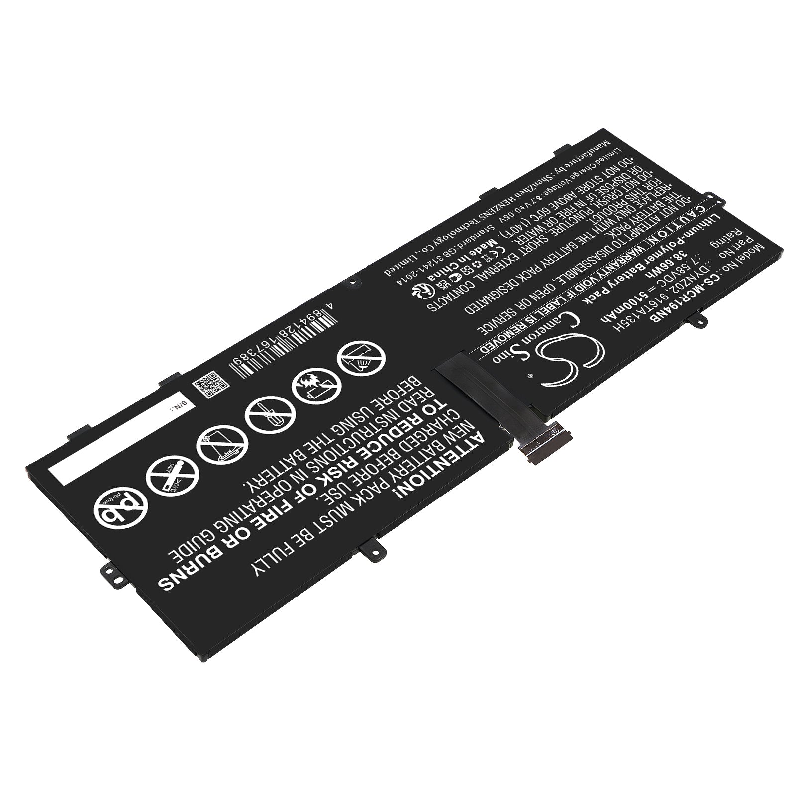 Replacement Battery for Microsoft Surface Go 1943 – Tablet – 5100mAh / 7.58V - image 2