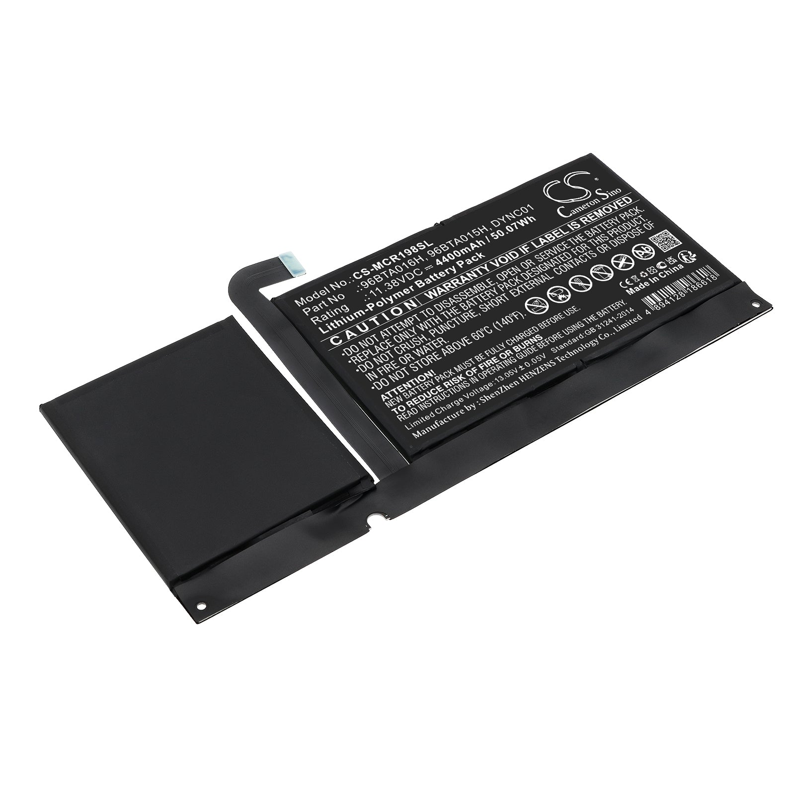 Replacement Battery for Microsoft Surface Pro 8 – Tablet – 4400mAh / 11.38V - image 1