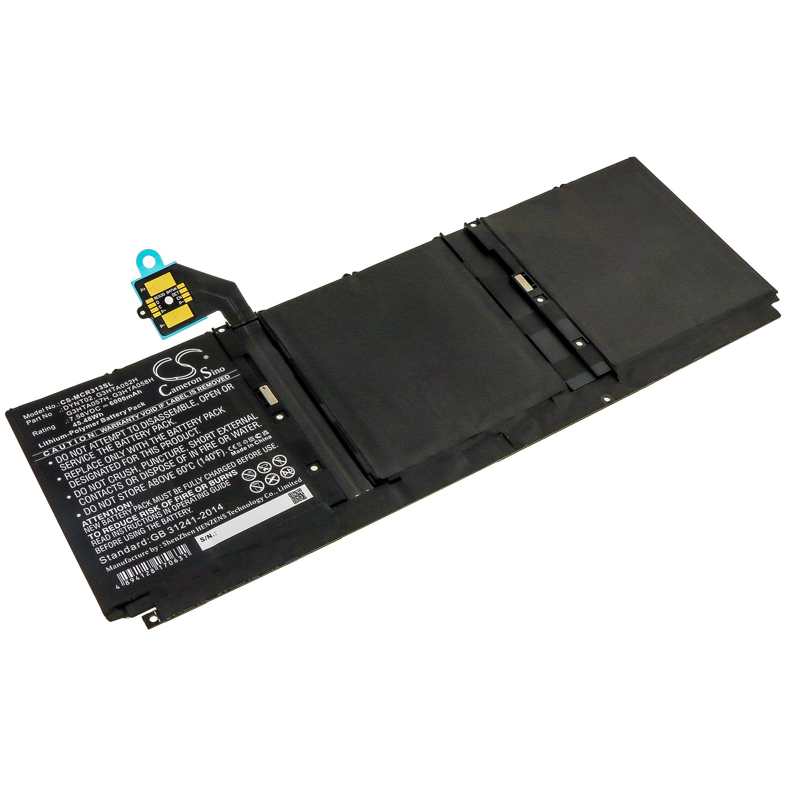 Replacement Battery for Microsoft Surface Book 3 13 Core i5-1035G7 – Tablet – 6000mAh / 7.58V - image 1