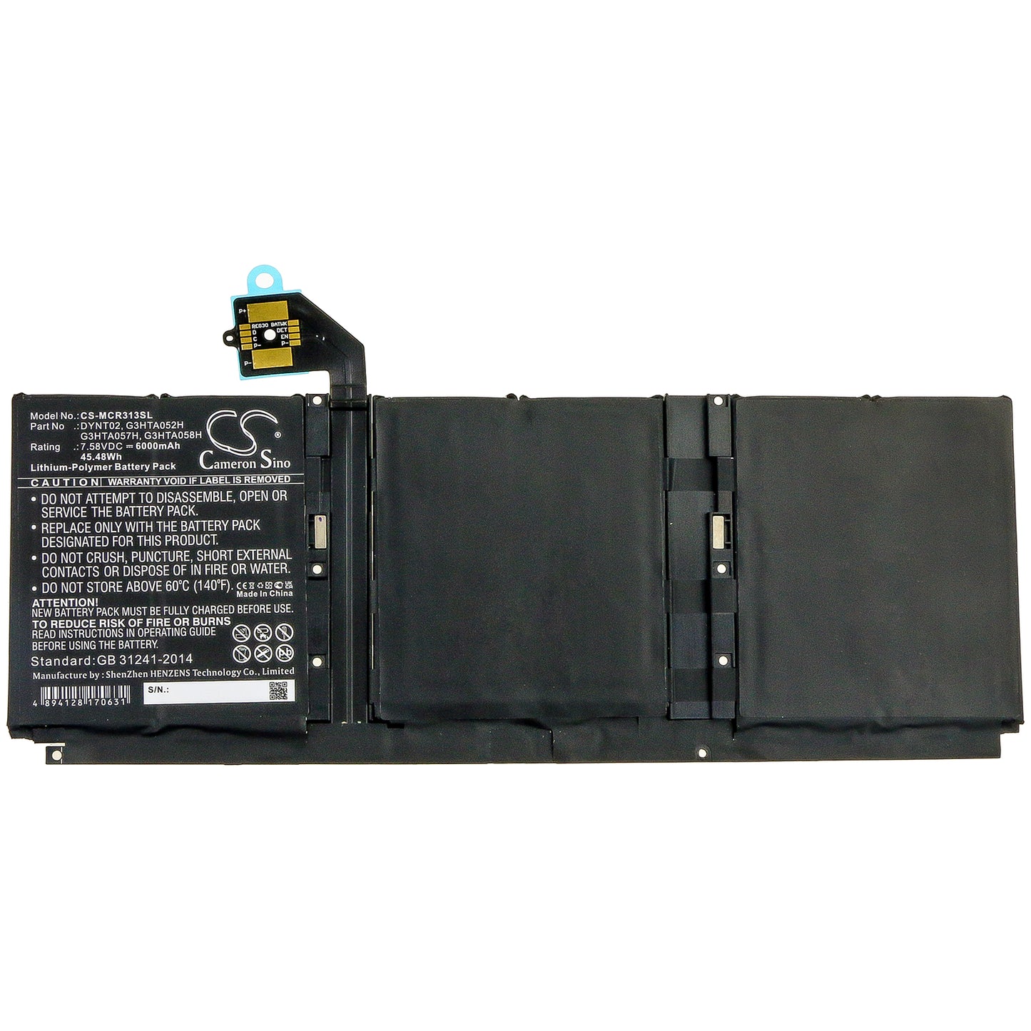 Replacement Battery for Microsoft Surface Book 3 13 Core i5-1035G7 – Tablet – 6000mAh / 7.58V - image 3
