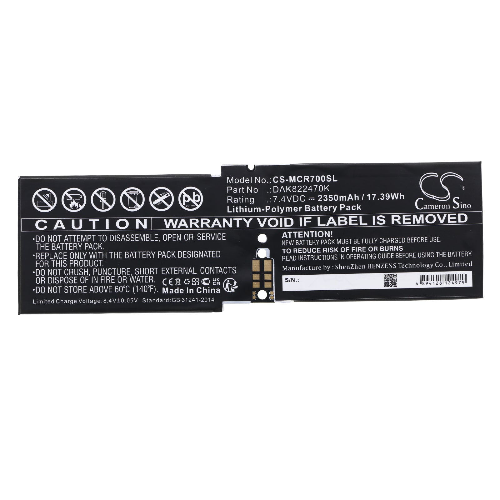 Replacement Battery for Microsoft Surface CR7 13.5" – Tablet – 2350mAh / 7.4V - image 3