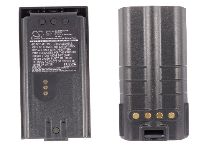 Replacement Battery for Ericsson  JAGUAR – Two-Way Radio – 2500mAh / 18.00Wh / 7.2V