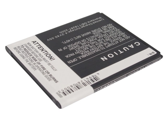 Replacement Battery for Micromax  A116 Canvas HD – Mobile, SmartPhone – 1700mAh / 6.29Wh / 3.7V