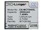 Replacement Battery for Mobistel Cynus T5 – Mobile, SmartPhone – 2000mAh / 3.7V - image 1