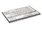 Replacement Battery for Mobistel  Cynus T7 – Mobile, SmartPhone – 1800mAh / 6.66Wh / 3.7V