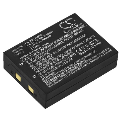 Replacement Battery for microTALK | Cobra LI3900-2 DX 14-Mile Radio – Two-Way Radio – 700mAh / 7.4V - image 1