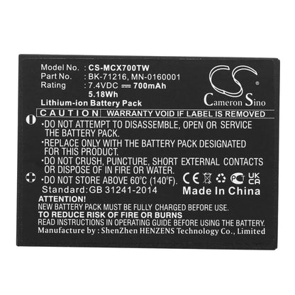 Replacement Battery for microTALK | Cobra LI3900-2 DX 14-Mile Radio – Two-Way Radio – 700mAh / 7.4V - image 3