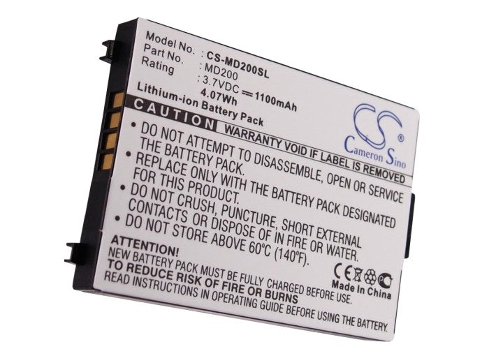 Replacement Battery for Medion MD95200 – Media Player – 1100mAh / 3.7V - image 5