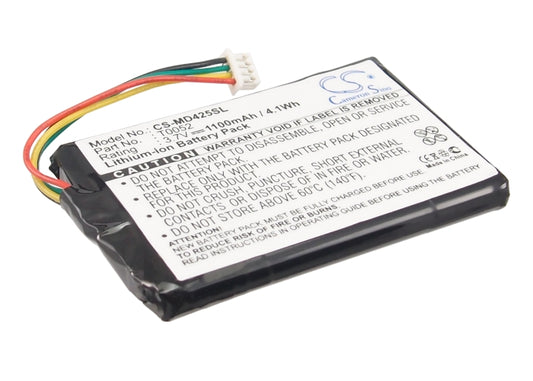 Replacement Battery for Medion GoPal P4425 – GPS, Navigator – 1100mAh / 3.7V