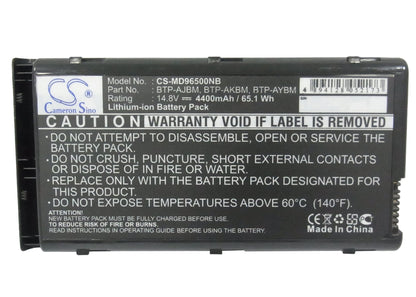 Replacement Battery for Medion MD96500 – Notebook, Laptop – 4400mAh / 14.4V - image 5