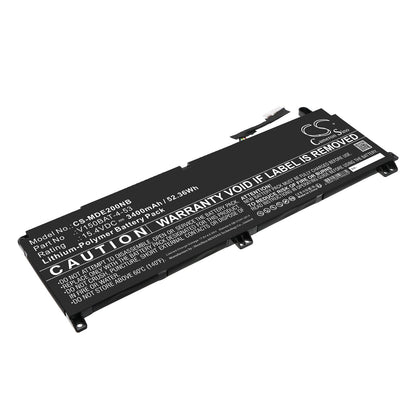 Replacement Battery for Medion  Erazer Scout E20 – Notebook, Laptop – 3400mAh / 52.36Wh / 15.4V