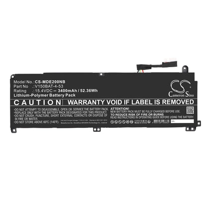 Replacement Battery for Hasee  CV15S02 – Notebook, Laptop – 3400mAh / 52.36Wh / 15.4V
