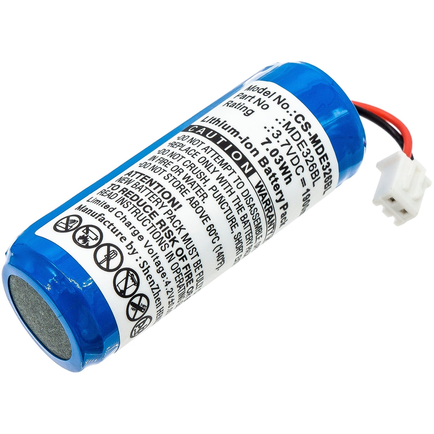 Replacement Battery for Mindeo  3260 – Barcode Scanner – 1900mAh / 7.03Wh / 3.7V