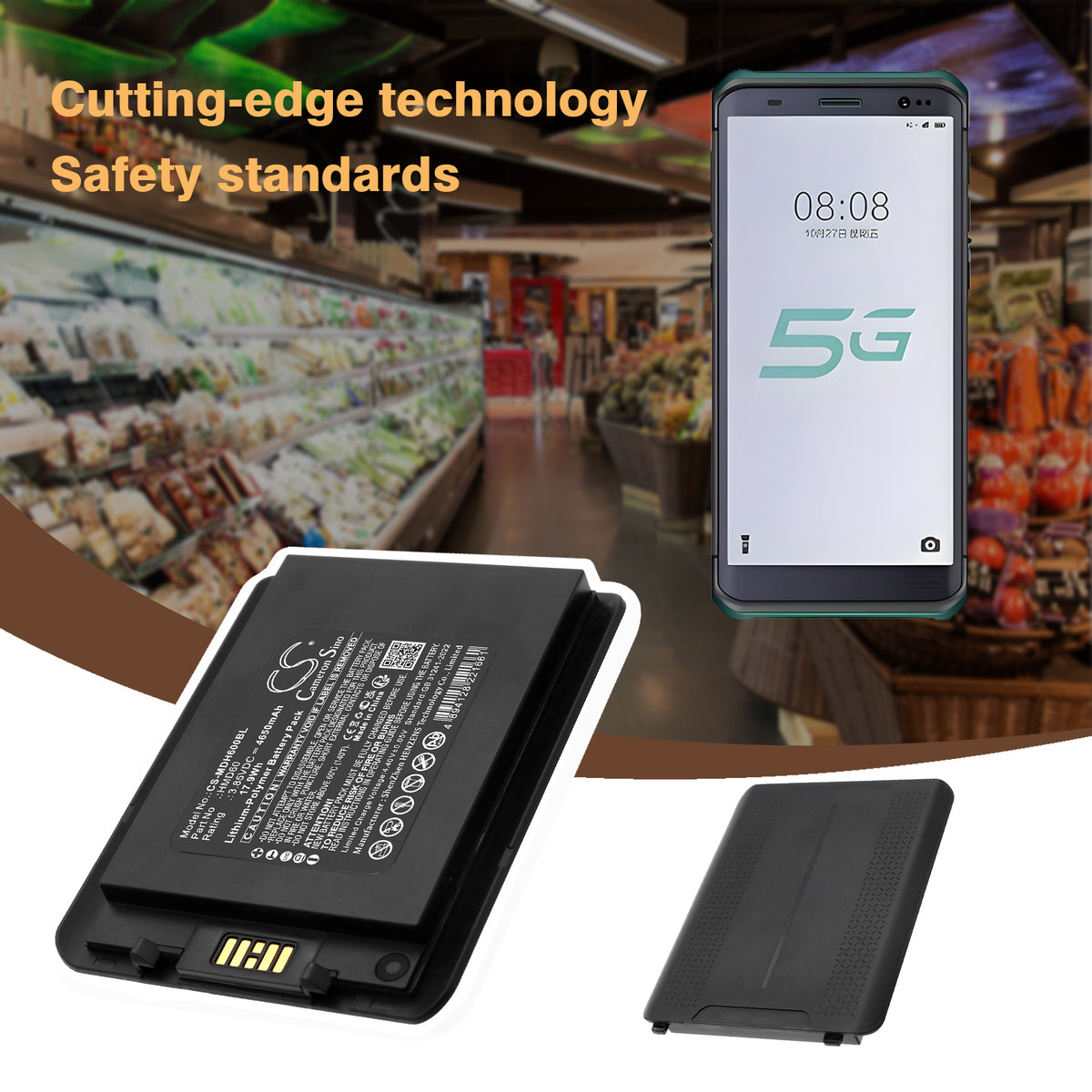 Replacement Battery for Mindeo M60 – Barcode Scanner – 4650mAh / 3.85V