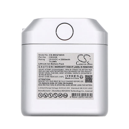 Replacement Battery for Midea Q7 – Vacuum – 2500mAh / 29.6V