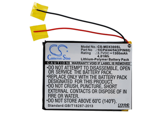 Replacement Battery for MODECOM MX3 – GPS, Navigator – 1300mAh / 3.7V