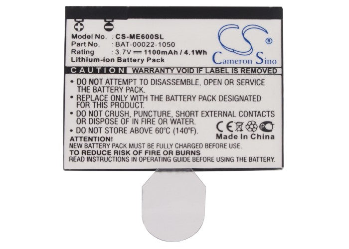Replacement Battery for SkyGolf  SG5 – GPS, Navigator – 1100mAh/4.1Wh / 3.7V
