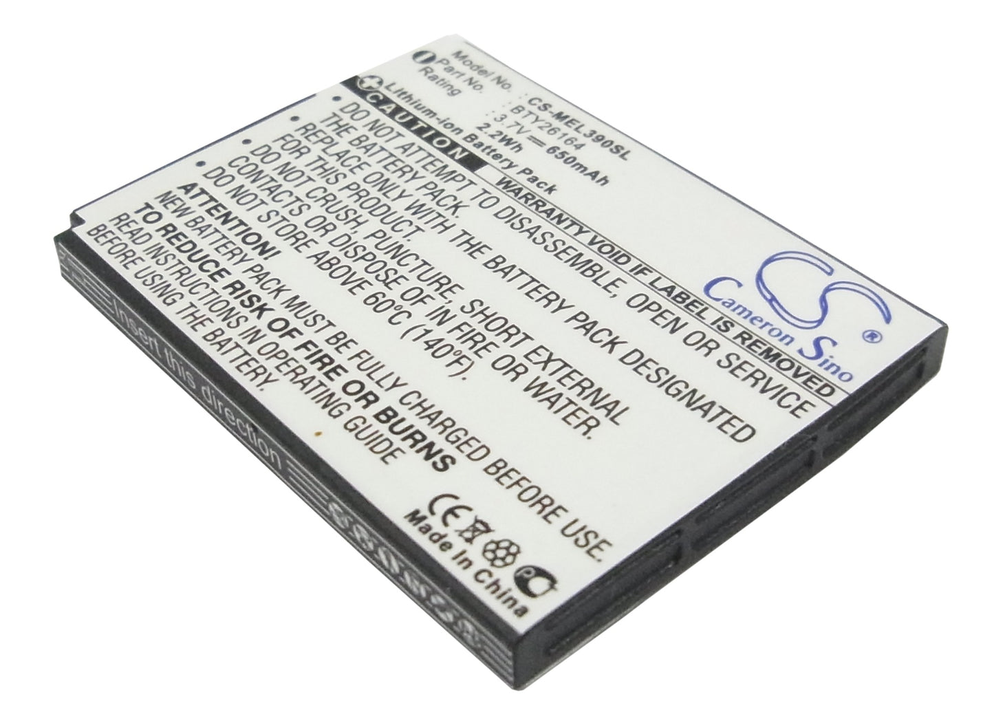 Replacement Battery for Emporia | Mobistel Elson EL390 – Mobile, SmartPhone – 650mAh / 3.7V - image 1