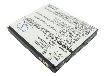 Replacement Battery for Emporia Elson EL500 – PDA, Pocket PC – 700mAh / 3.7V