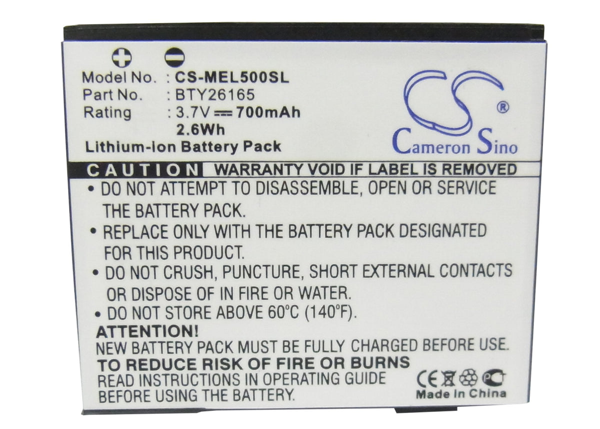 Replacement Battery for Emporia Elson EL500 – PDA, Pocket PC – 700mAh / 3.7V