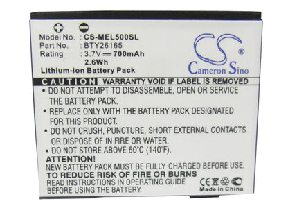 Replacement Battery for Emporia Elson EL500 – PDA, Pocket PC – 700mAh / 3.7V