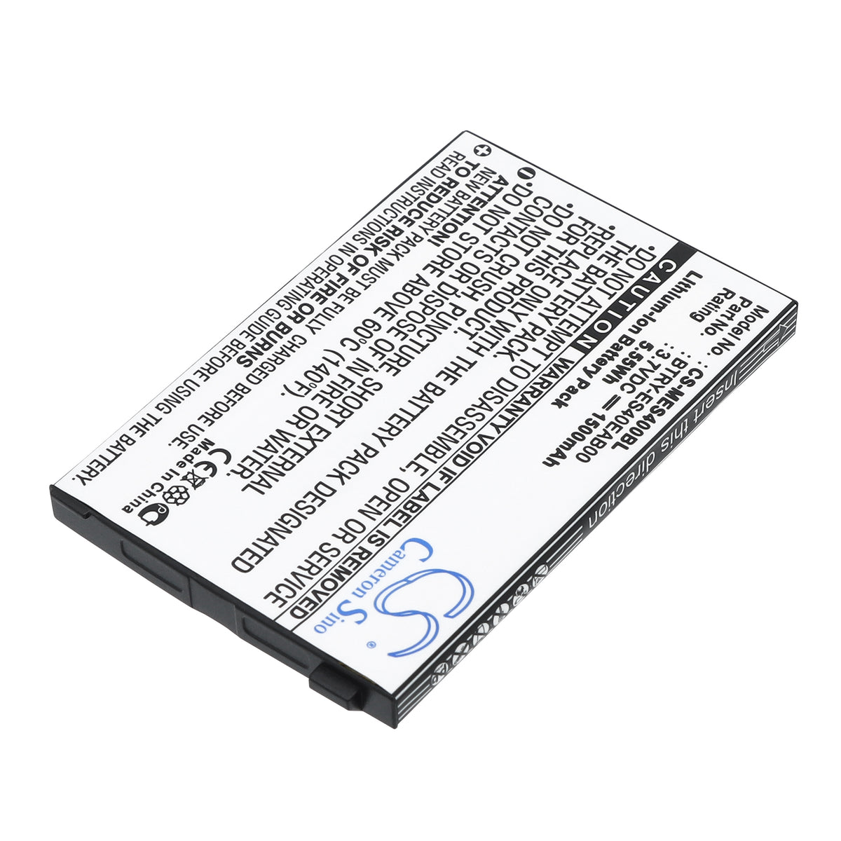 Replacement Battery for Symbol ES400 – Barcode Scanner – 1500mAh / 3.7V