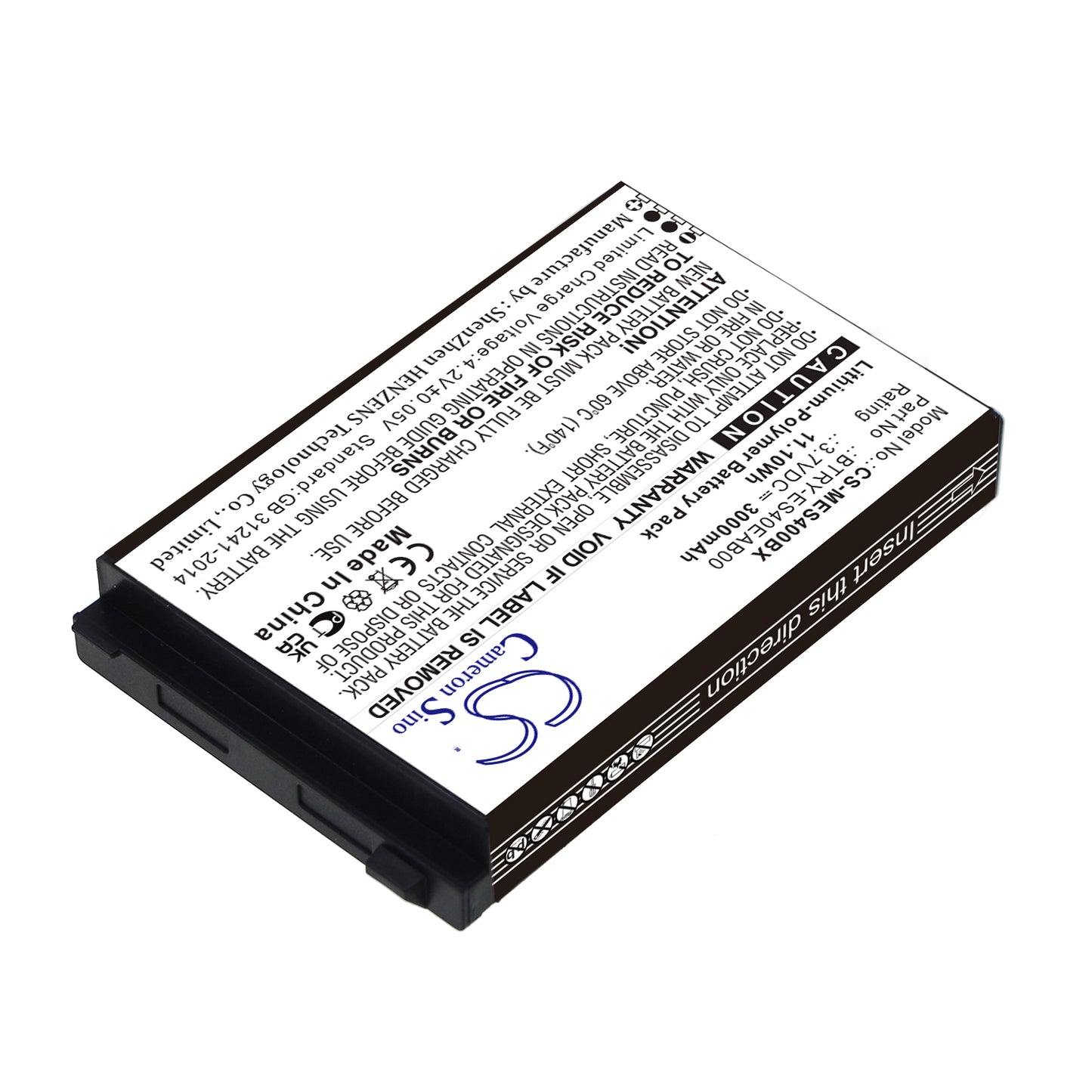 Replacement Battery for Symbol ES400 – Barcode Scanner – 3000mAh / 3.7V - image 2